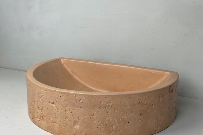 Aarde half circle Brisbane and Adelaide Mayde concrete basins