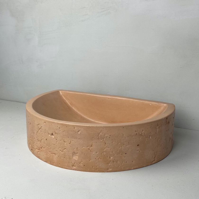 Aarde half circle Brisbane and Adelaide Mayde concrete basins