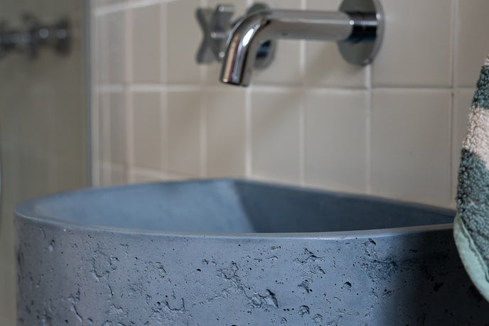 Aarde half round Concrete basin Melbourne Surfcoast
