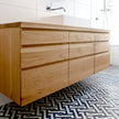 Ballina wood bathroom vanity brisbane