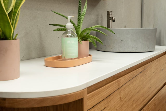 Bombora bathroom vanity stone top Adelaide