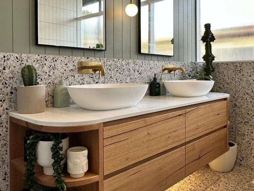 Wood bathroom vanity Sydney