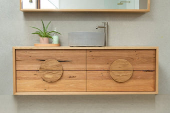 Burleigh bombora wood bath vanity sydney