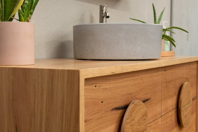 Bombora burleigh timber bathroom vanity adelaide