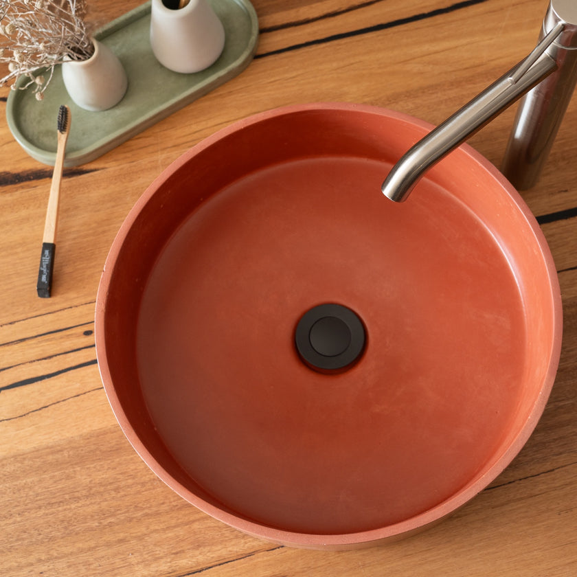 Cassidy round coral Brisbane Mayde concrete basins