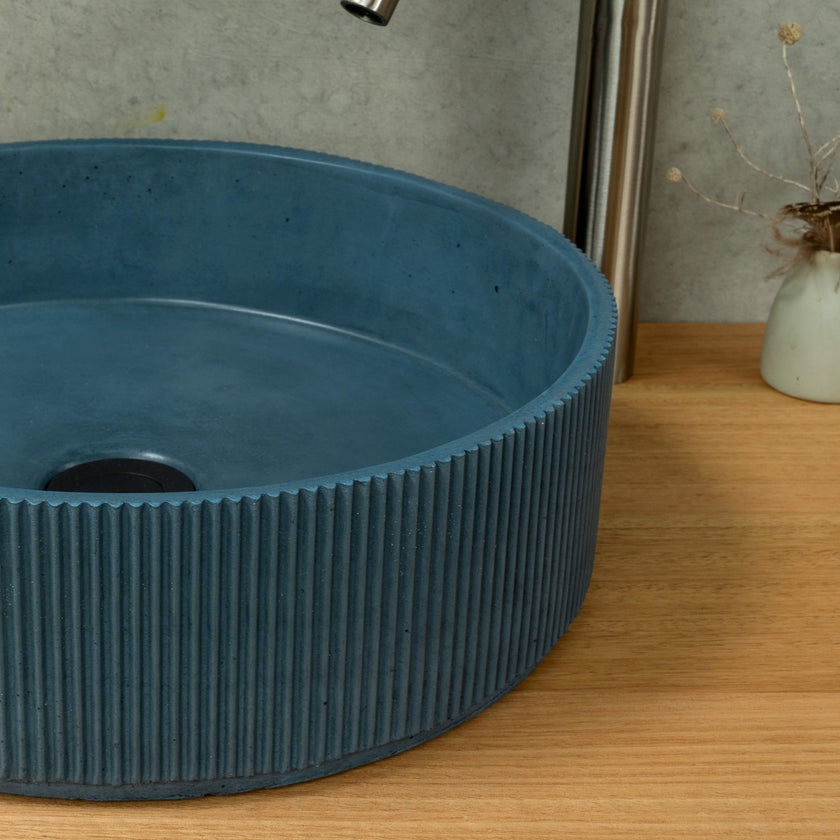 Melbourne Mayde concrete basins space blue