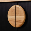 Crescent half moon handle 2