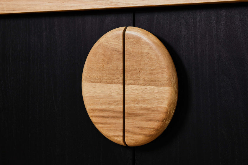 Crescent half moon handle 2