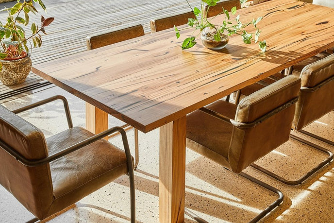 Fairhaven wood dining table surfcoast bombora