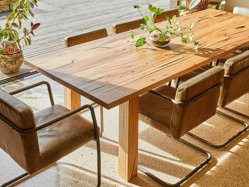Fairhaven wood dining table surfcoast bombora