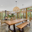 Jarosite wooden dining table surfcoast