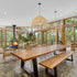 Jarosite wooden dining table surfcoast