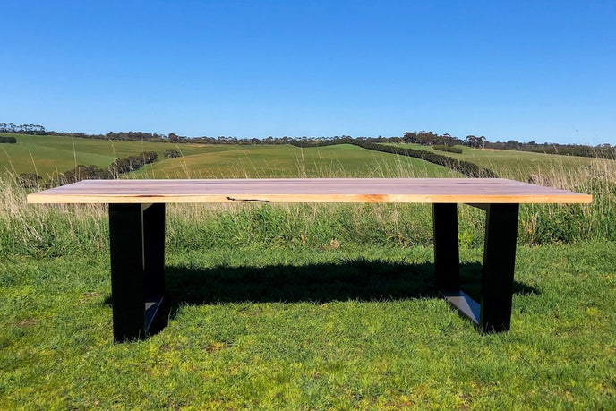 Jarosite wood dining table geelong