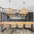 Jarosite bombora timber dining table brisbane