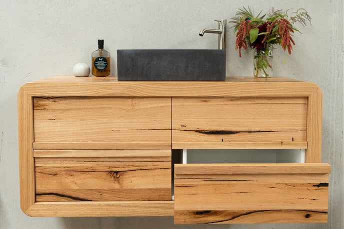 Kirra wood bathroom vanity adelaide