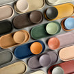 oval tray concrete 