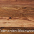 Tasmanian Blackwood labelled panel