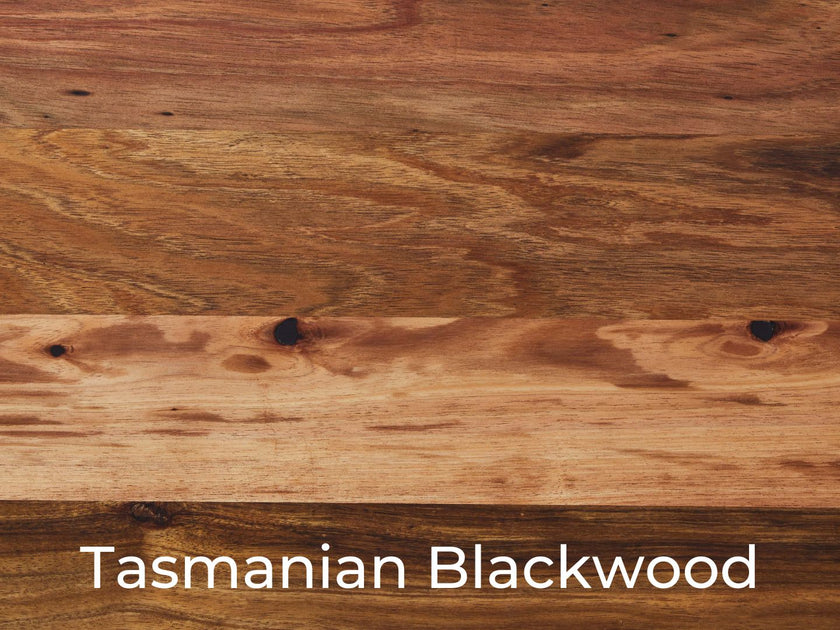 Tasmanian Blackwood labelled panel