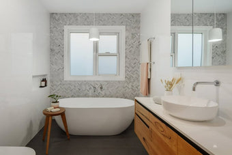 Timber bathroom vanity Torquay
