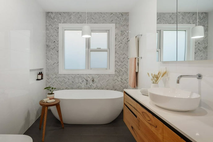 Timber bathroom vanity Torquay