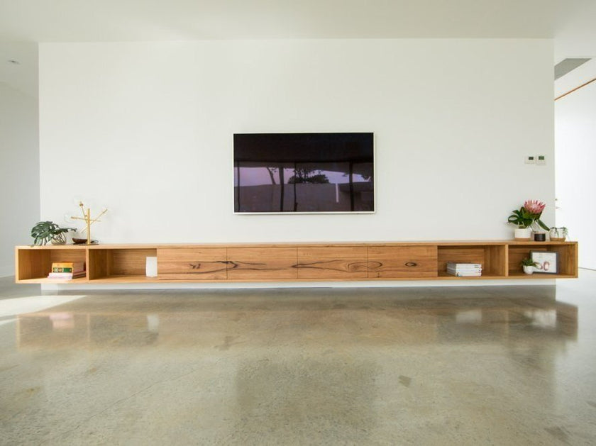 Bombora luna wooden tv unit surfcoast